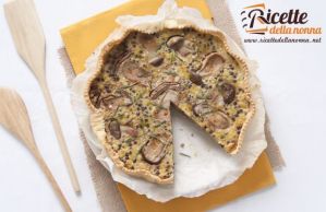 ricetta-torta-salata-funghi-lenticchie