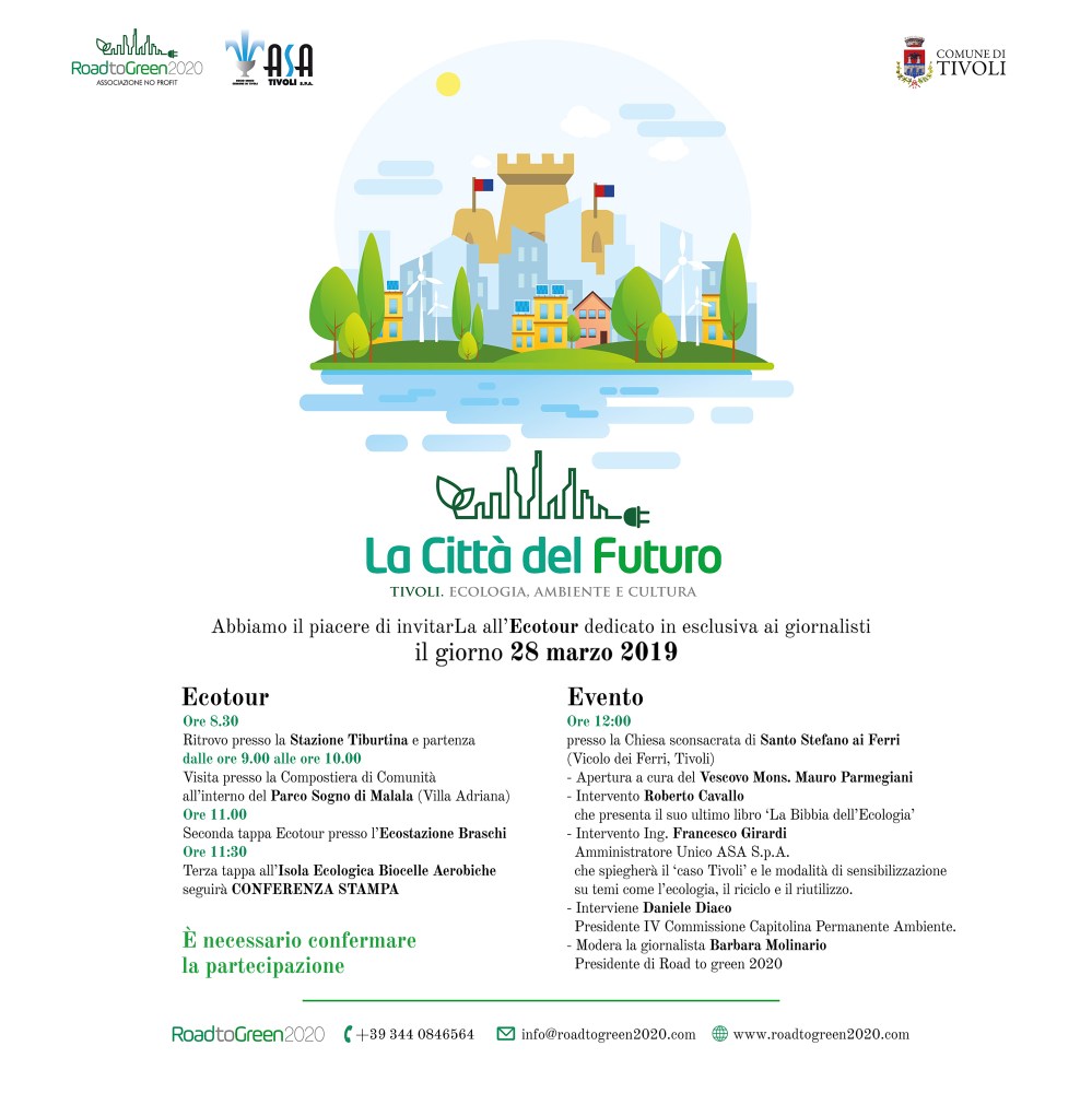 ECOTOUR La città del futuro - Tivoli -programma