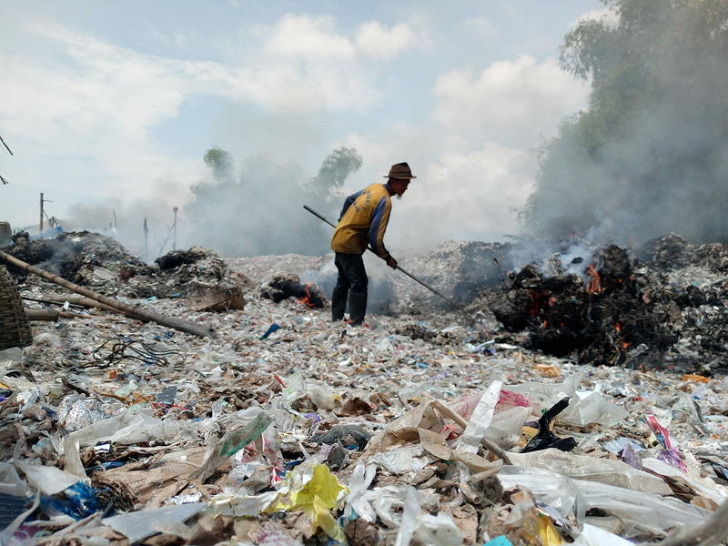 Plastics crisis in Bangun Village, Indonesia
