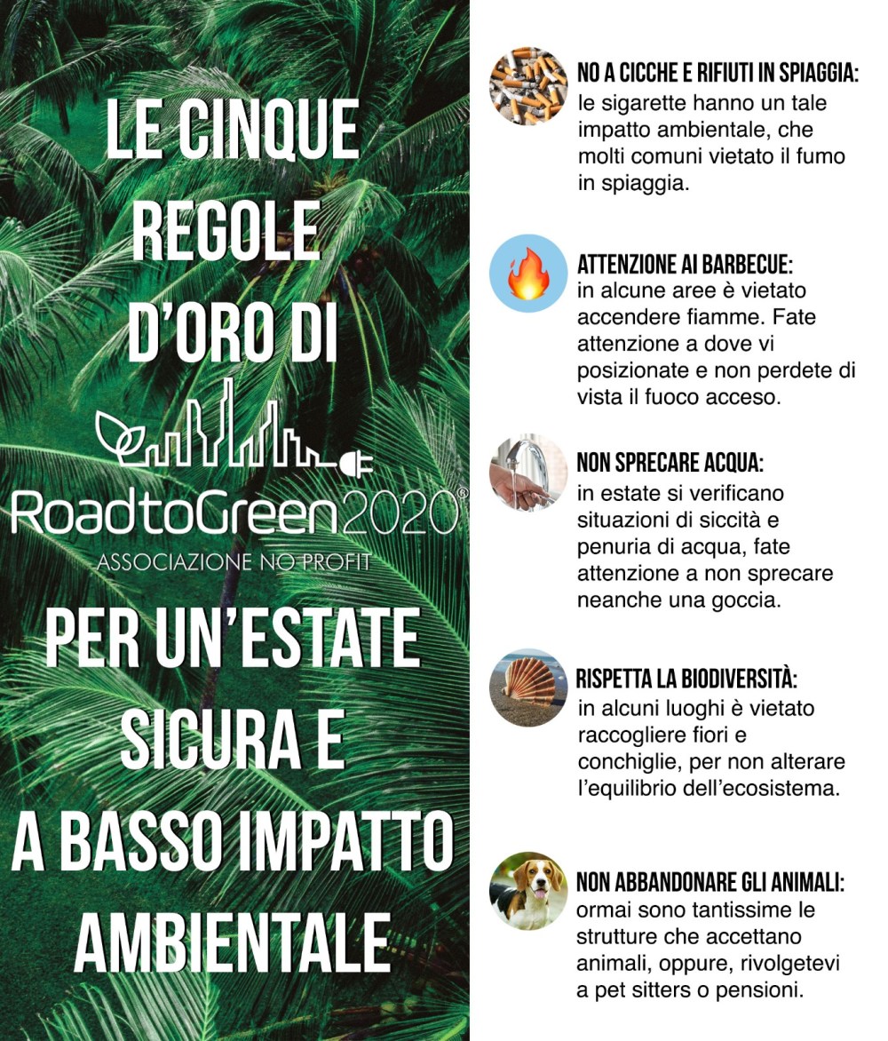 Road to green 2020 - Regole d'oro estate