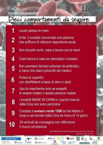 10 comportamenti coronavirus